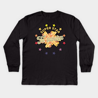 TV tavern -  Super star Kids Long Sleeve T-Shirt